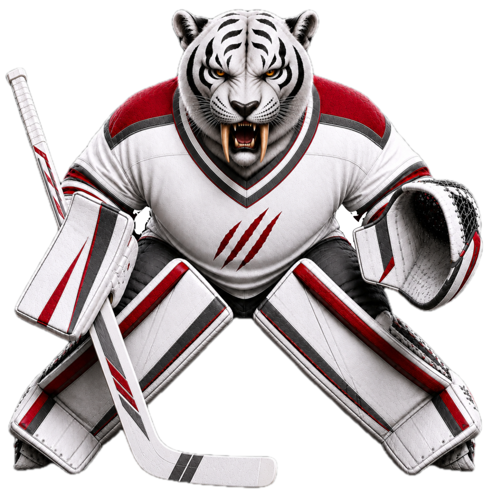 Focused Aggression personalized hockey artwork